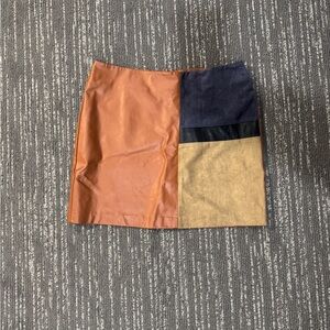 Very J Multi-Panel Mini Skirt